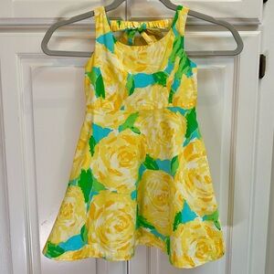 Lilly Pulitzer Kids Dress - Yellow and Green Floral